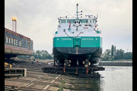 The general cargo vessel M/V Tharsis with FluidicAL technology onboard